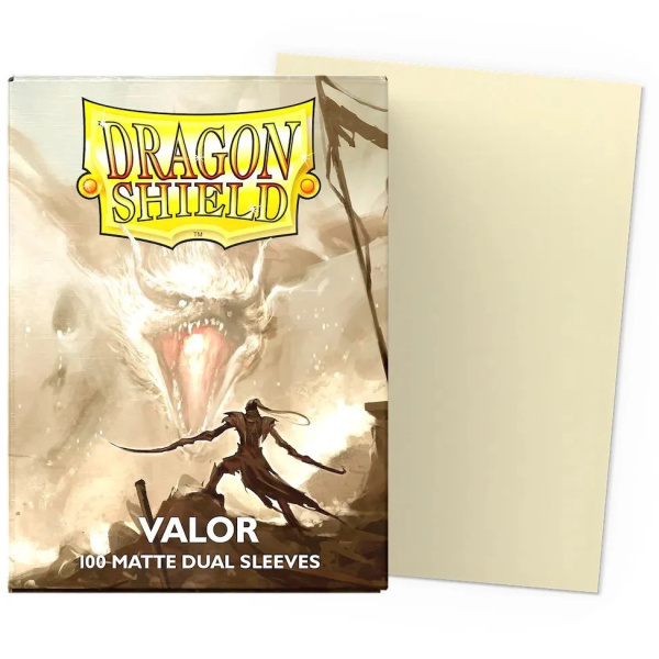 Sleeves Matte Dual Valor - Standard - Dragon Shield