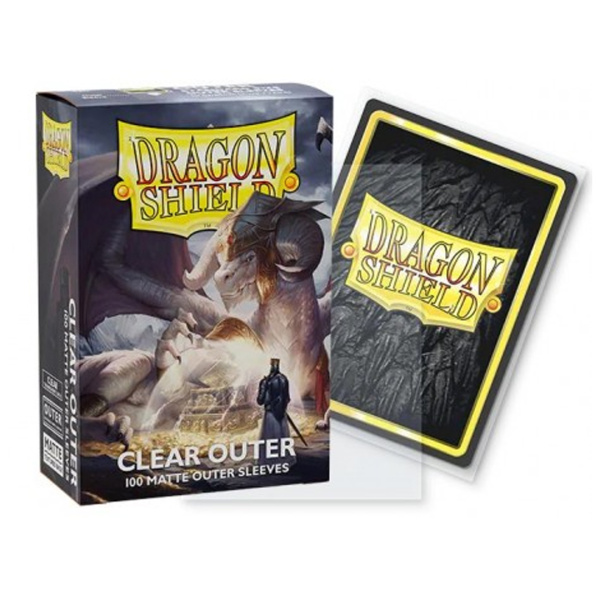 Outer Sleeves Clear Matte - Standard - Dragon Shield