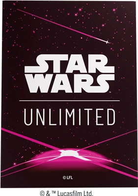 Art Sleeves Card Back Magenta - Star Wars Unlimited