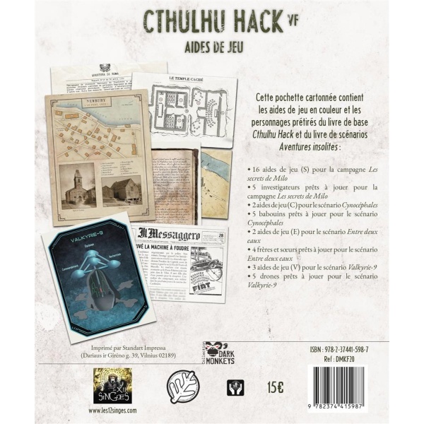 Cthulhu Hack - Aides de jeu – Image 2